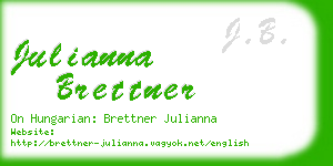 julianna brettner business card